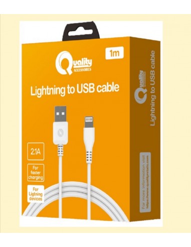 LIGHTNING TO USB CABLE PVC 7.90€