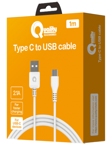 TYPE C TO USB CABLE PVC 7.90€