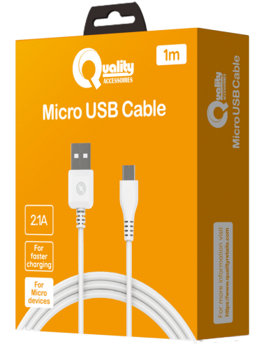 MICRO USB CABLE PVC 6.90€